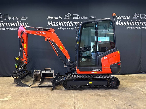 Kubota KX 027-4 - LÅGA TIMMAR / GARANTI / OMGÅENDE LEVERANS
