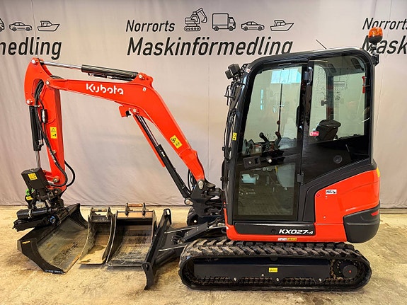 Kubota KX 027-4 - LÅGA TIMMAR / GARANTI / OMGÅENDE LEVERANS