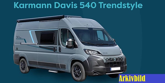 Karmann Davis 540 Trendstyle / 140hk 8-stegs Automat -26 NY