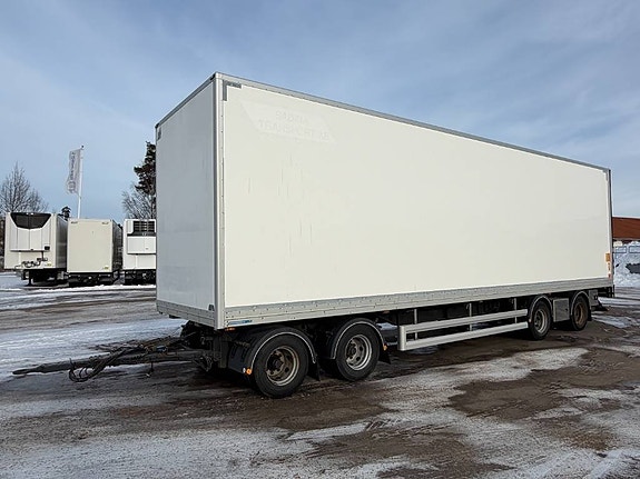 HFR, Skåpsläp Inte öppningsbar sida, Bakgavellyft