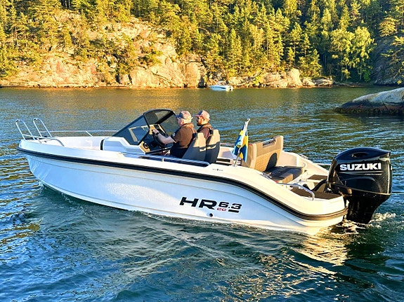 HR 6.3 CC – Stabil 6,3 m CC-båt upp till 200 hk. Ny 2026