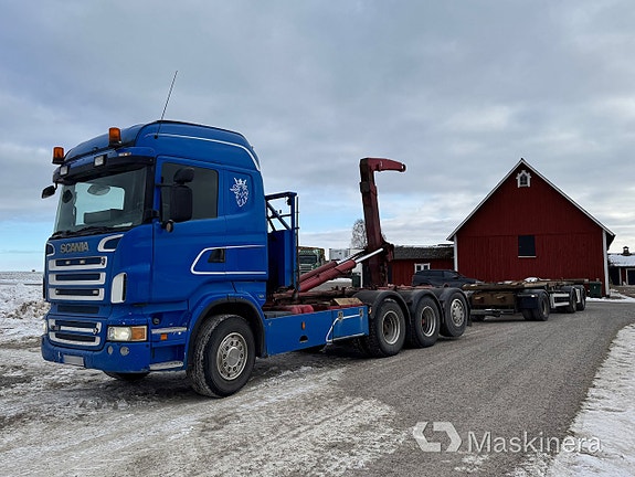Lastväxlare Tridem Scania R500 med Lastväxlarsläp SLP-3-7600-VS