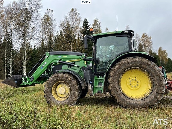 JOHN DEERE 6155R Traktor (1.299.000:- ex moms)