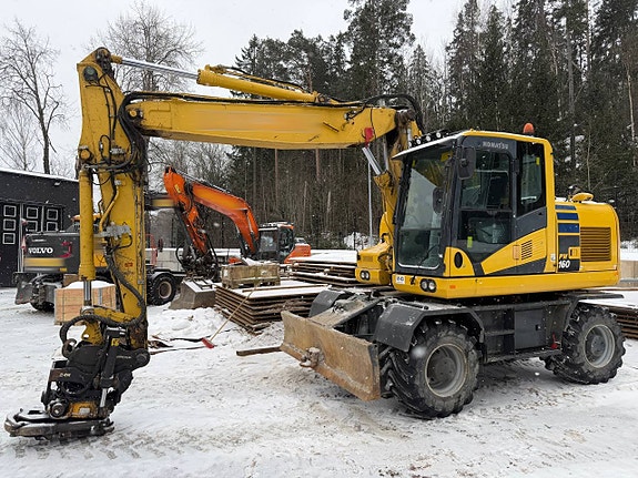 Hjulgrävare Komatsu PW160-11