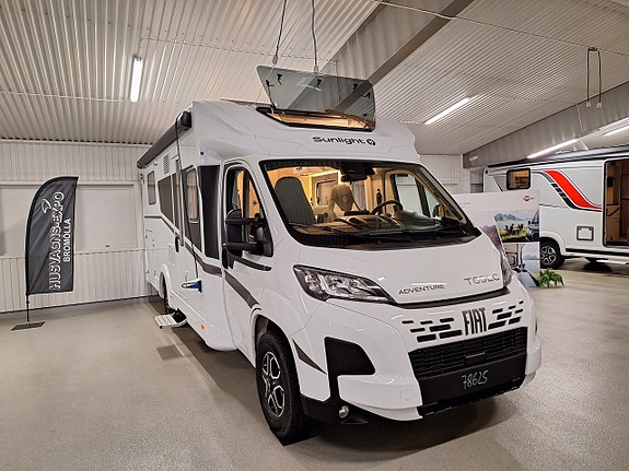 Sunlight T 69 LC Adventure Queenbädd, Automat, Solcell