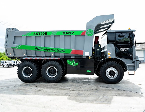 Elektrisk Widebody Gruvtruck 60t