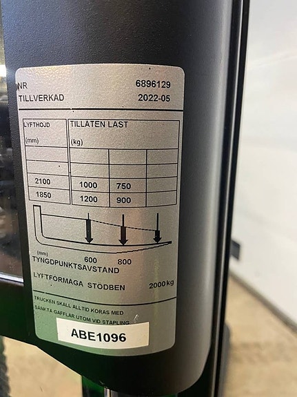 Cesab S220D, BT SWE200D  1600 mm gafflar 6 of 6
