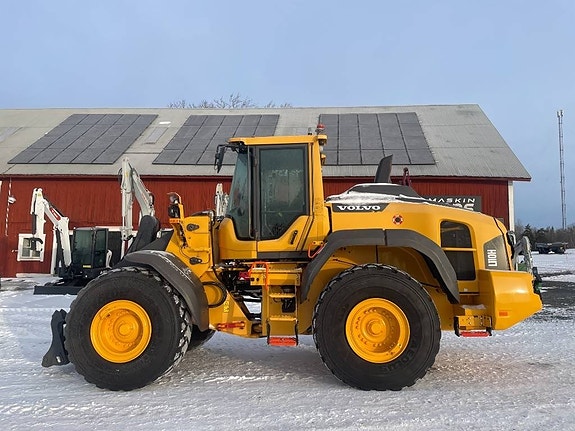 Volvo L110H Spakstyrning C-Smörj Steg5