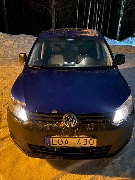 A-traktor VW Caddy Nybesiktad Epa