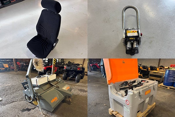 Förarstol, Mulifaster, Sopmaskin & Pickup-Tank