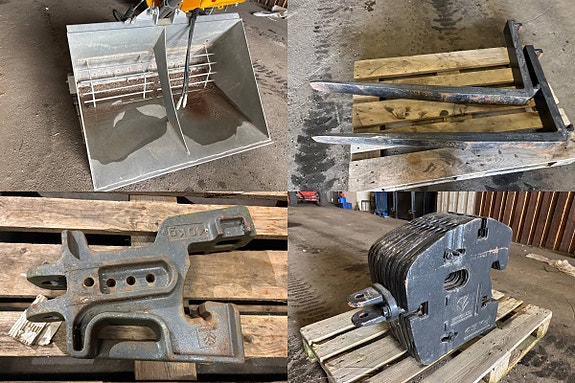 Sandspridare, Pallgafflar, Frontvikt & Frontviktspaket