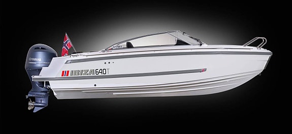 Ibiza 640 Touring 2026 ink. Yamaha F150 XCC NYHET!
