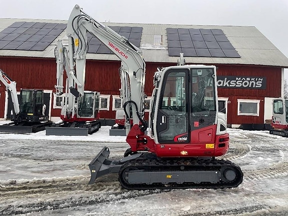 Takeuchi TB260 Engcon EC206/Grip MIG2 C-Smörj