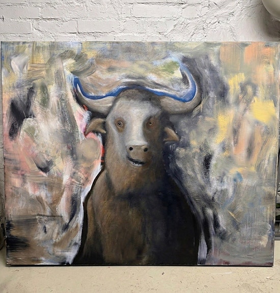 STOR original målning 120x150