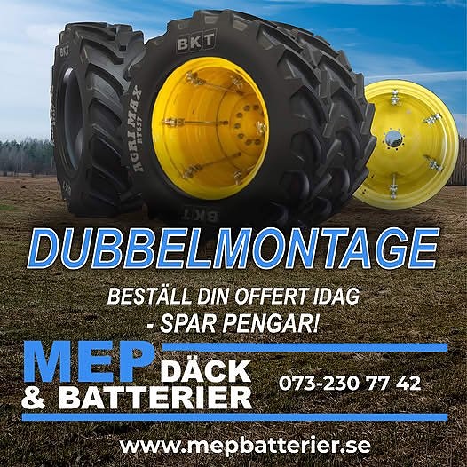 Dubbelmontage Traktor