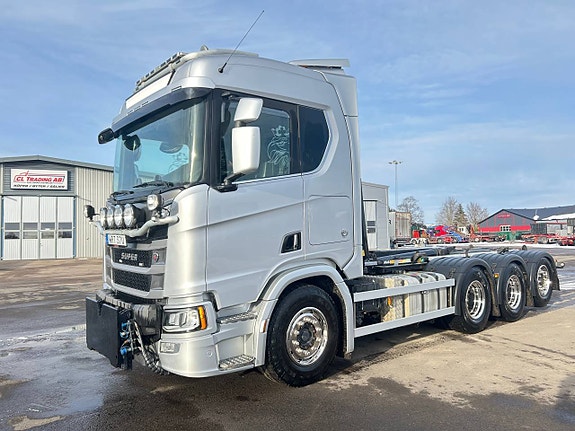 Lastväxlare Scania r650 nextgen Tridem plog