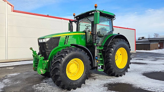 John Deere 7310R FL+PTO 50km