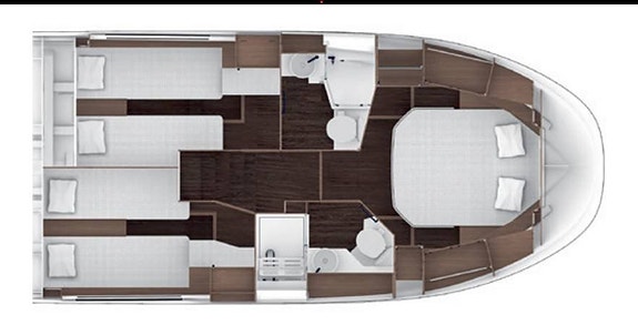 Jeanneau Merry Fisher 1295 Coupe, 3x Yamaha F300 + Joystick 12 of 12