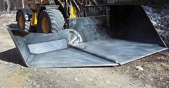 Vägdika med din hjullastare