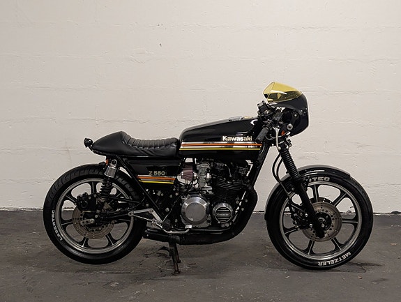 Kawasaki Z550 Caferacer, Unik ombyggnation, Rätt stuk*SÅLD* 9 of 13