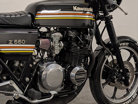Kawasaki Z550 Caferacer, Unik ombyggnation, Rätt stuk*SÅLD* 10 of 13
