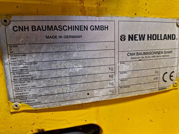New Holland W80TC Highspeed hjullastare 4 of 5