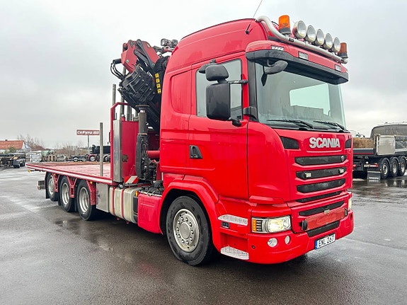 Maskinbil Scania g450 storkran med jibb 5 of 12