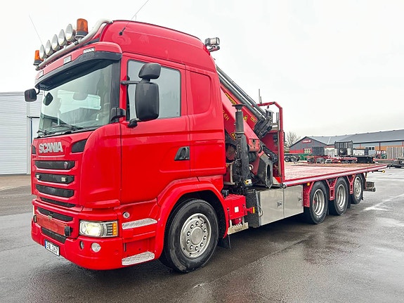 Maskinbil Scania g450 storkran med jibb