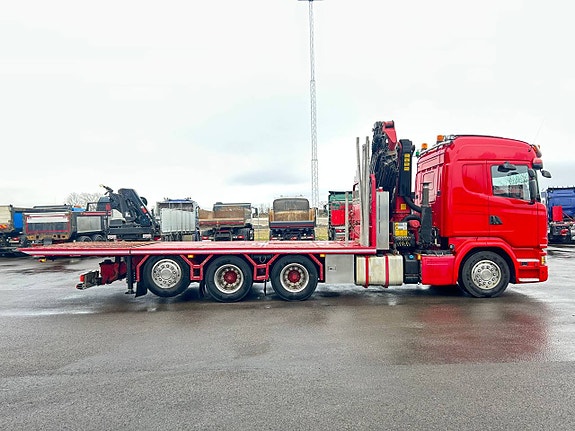 Maskinbil Scania g450 storkran med jibb 6 of 12