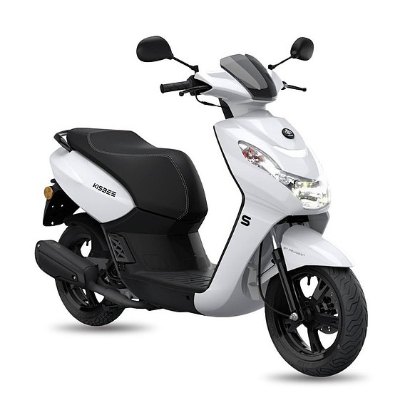 Peugeot Kisbee Icy white Kampanj