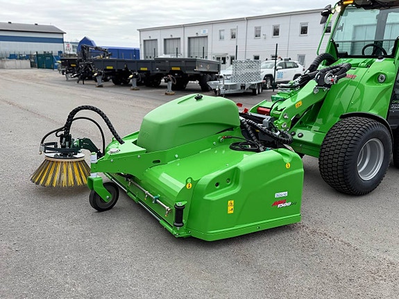 Avant sopvals med uppsamlare PRO, 1500 mm - OMG LEVERANS