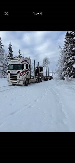 Scania Scania S650 8x4 Timmerbil