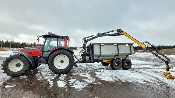 Skogsekipage Valtra N121 HiTech / Moheda 121-4WD Skogsvagn