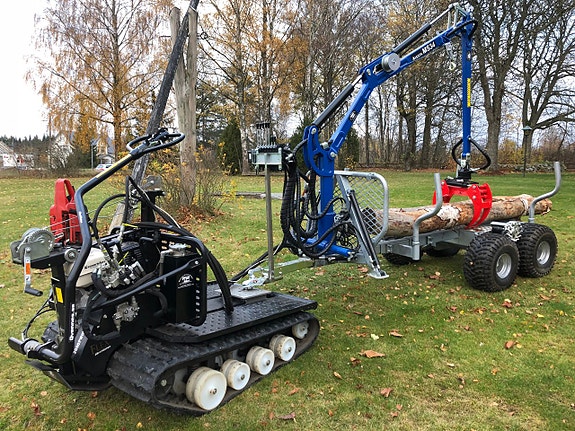 Övrigt Avesta-Vagnen Hydraulisk Timmervagn 7 of 7
