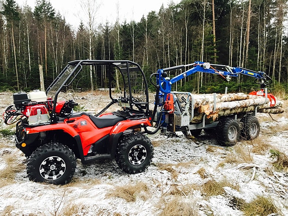Övrigt Avesta-Vagnen Hydraulisk Timmervagn 3 of 7