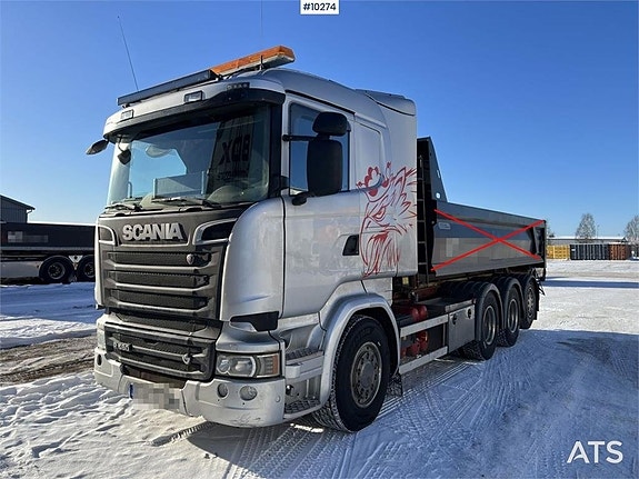 Scania R580LB8X4*4HNA Tridem Lastväxlare (540,000:- ex moms)