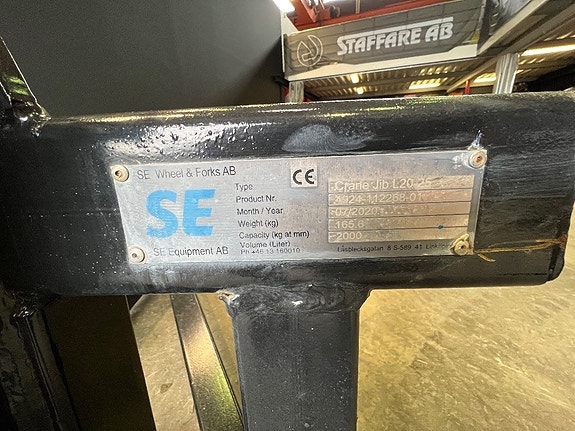 SE Equipment  Materialhanteringsarm 2000 kg L20-25 Materialh 3 of 3