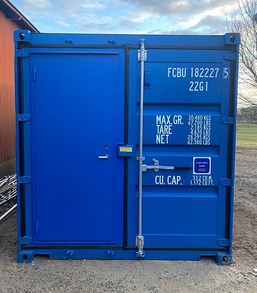 Ny Isolerad Container levererat