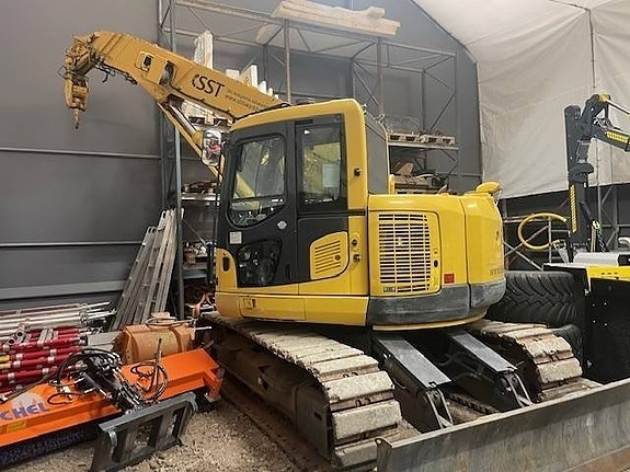 Band gående kran Maeda