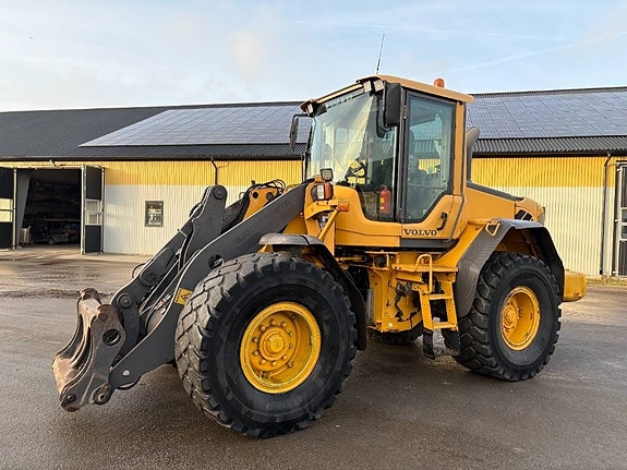 Volvo L60F lastmaskin, spakstyrning, breda däck