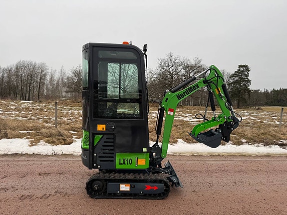 NordMex LX10 Minigrävare 1000kg | Fullutrustad | CE & Euro 5 5 of 12