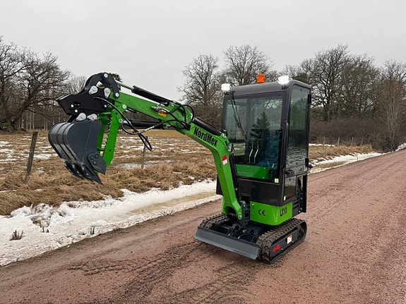 NordMex LX10 Minigrävare 10hp | Fullutrustad | CE & Euro 5