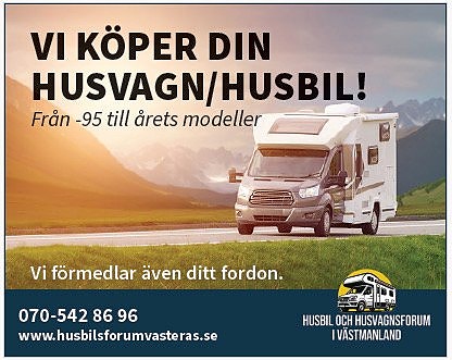 Vi köper samtliga husvagnar/husbilar se hit !