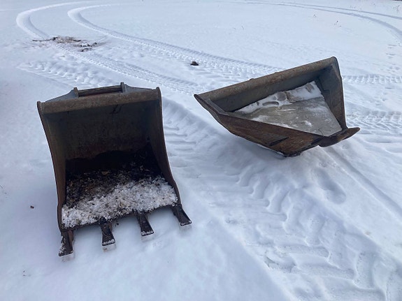 Grävskopa och Dikesskopa Fäste S45