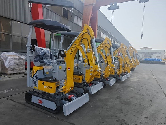 CC2M CC10 minigrävare,S30,joystick,bomsväng & bandbreddning