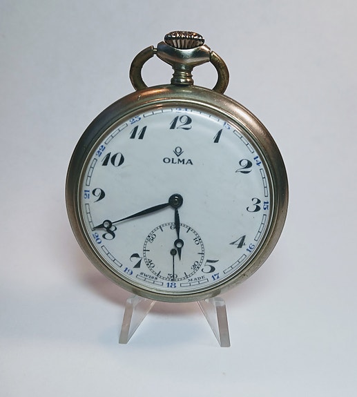 vintage Olma fickur klocka som fungerar