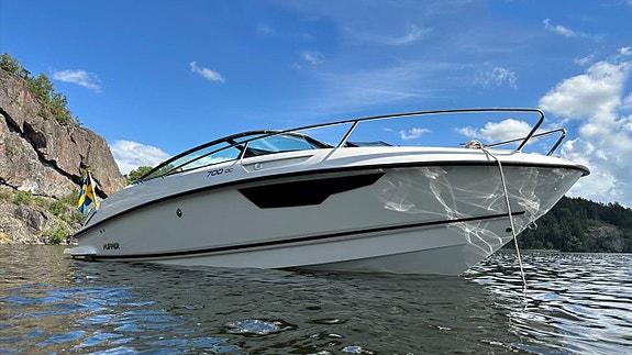 Flipper 700 DC -2022 Endast 35 timmar. Bogpropp, värmare etc