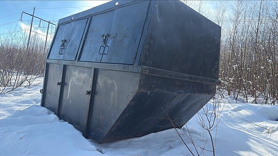 Sopcontainer täckt 10m3 Liftdumper