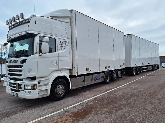 Scania R580 LB6x2*4 Fjärrbil med skåp & öppningsbart tak