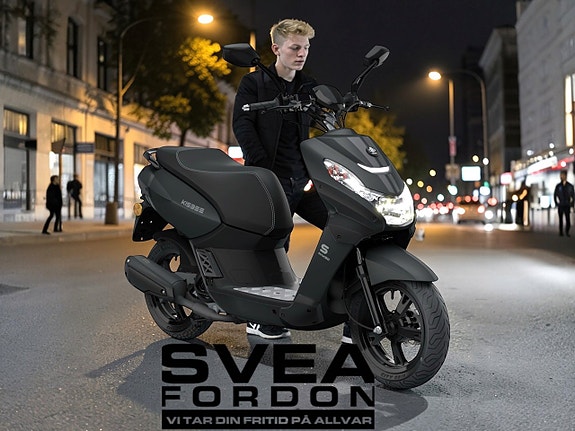 Peugeot KISBEE NAKED | 45 | EUMOPED |  MAD BLACK | RÄNTEFRITT | KAMPANJ